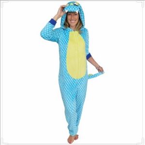 Women's Dragon Hooded Pajamas Union Suit - 3X